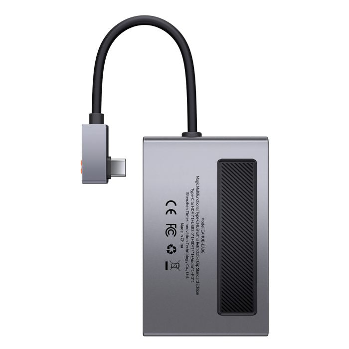 Baseus Magic Multifunctional Type-C HUB 6 Ports with a Retractable Clip Standard Edition