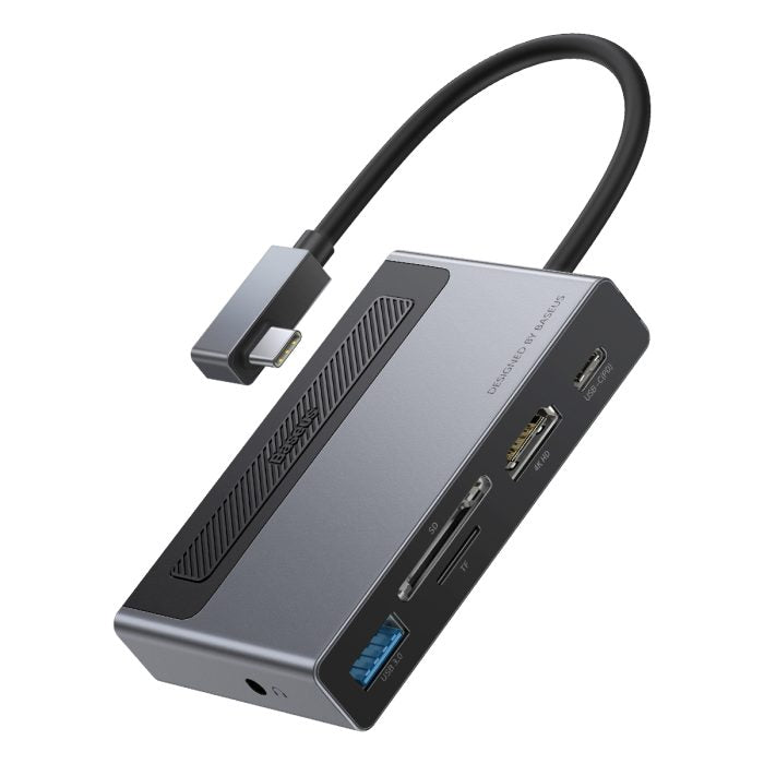 Baseus Magic Multifunctional Type-C HUB 6 Ports with a Retractable Clip Standard Edition