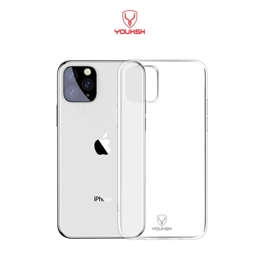 YOUKSH Apple iPhone 11 Pro Transparent Case | Soft Shock Proof Jelly Cover