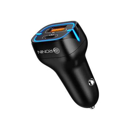 Ronin 20W Dual-Port QC & PD Fast Car Charger R-345