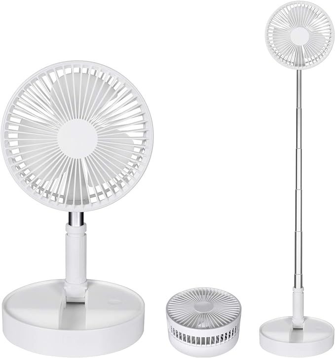 Portable Folding Pedestal Fan Rechargeable