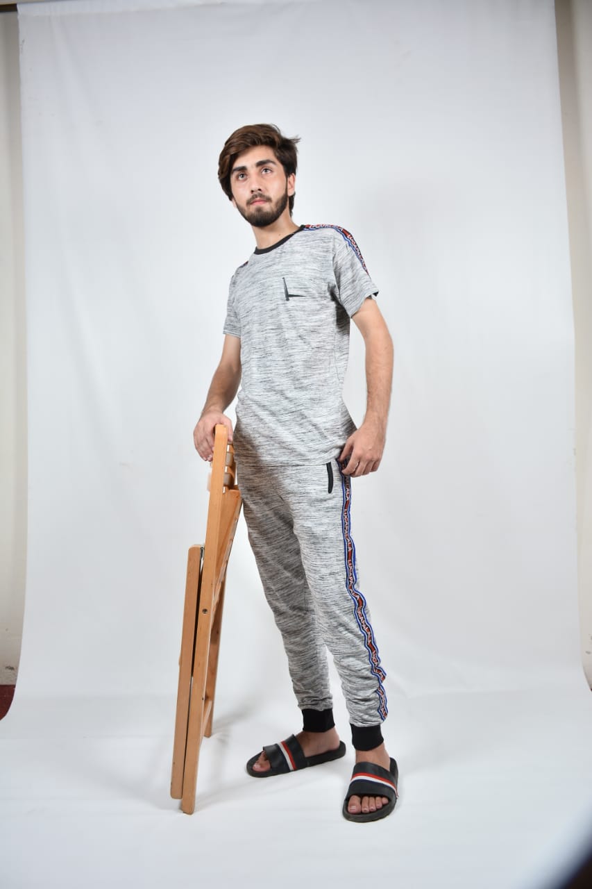 LUCASTRIP GREY TRACKSUIT