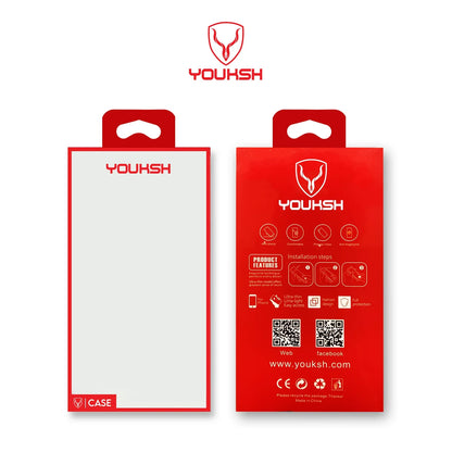 YOUKSH Apple iPhone 15 Pro Transparent Case | Soft Shock Proof Jelly Cover