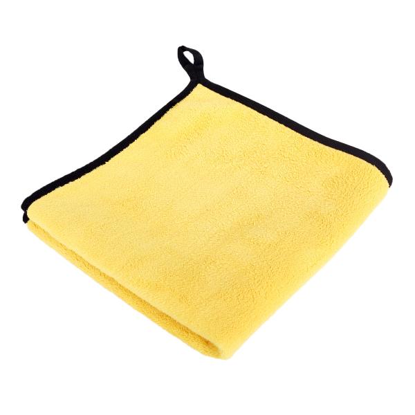 MicroFiber Towel Yellow And Grey Double Sided 40cm x 30cm