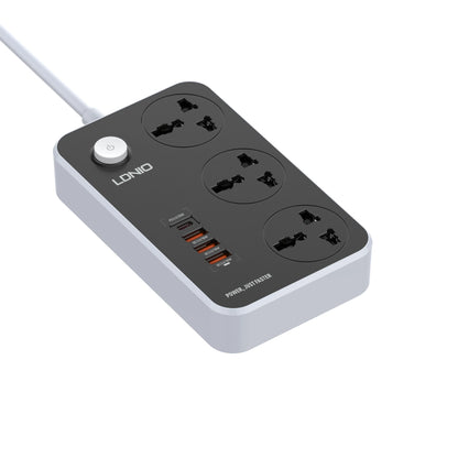 LDNIO Fast Charging Power Extension With 20W USB C PD Port & 3 QC 3.0 Ports EU Plug SC3412