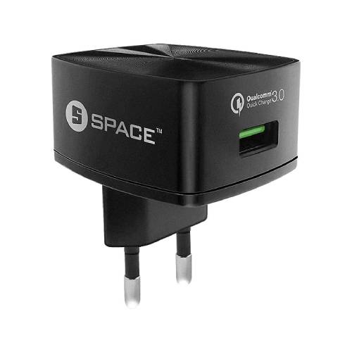 Space WC-130 Quick Charge 3.0 Wall Charger With Micro-USB Cable