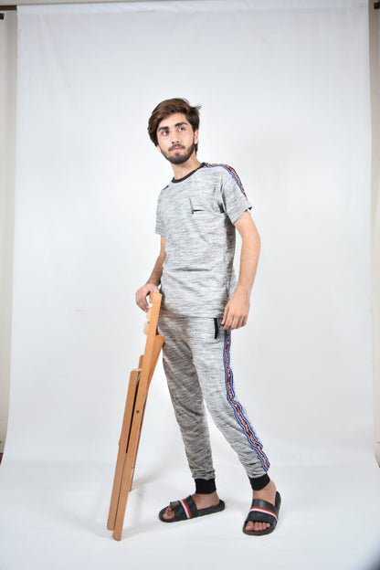 LUCASTRIP GREY TRACKSUIT