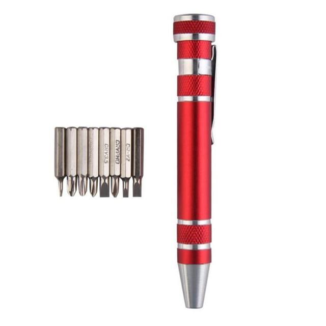 Mini Multipurpose 8 in 1 Screwdriver Pen