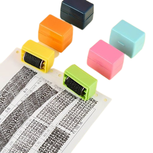 Personal Information Privacy Identity Protection Roller Stamp Gadget