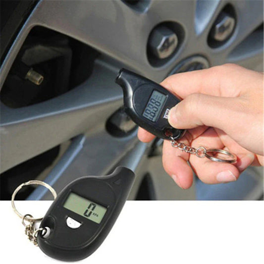 Tire Pressure Gauge Keychain with Display Count