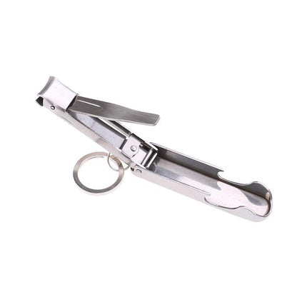 Bottle Opener Nail Clippers With Keychain