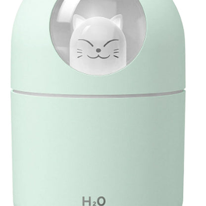 Cat Humidifier Cute Aroma Diffuser with Night Light